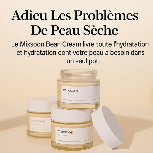Mixsoon Crème Haricot Vegan - Secret Coréen Peau Parfaite