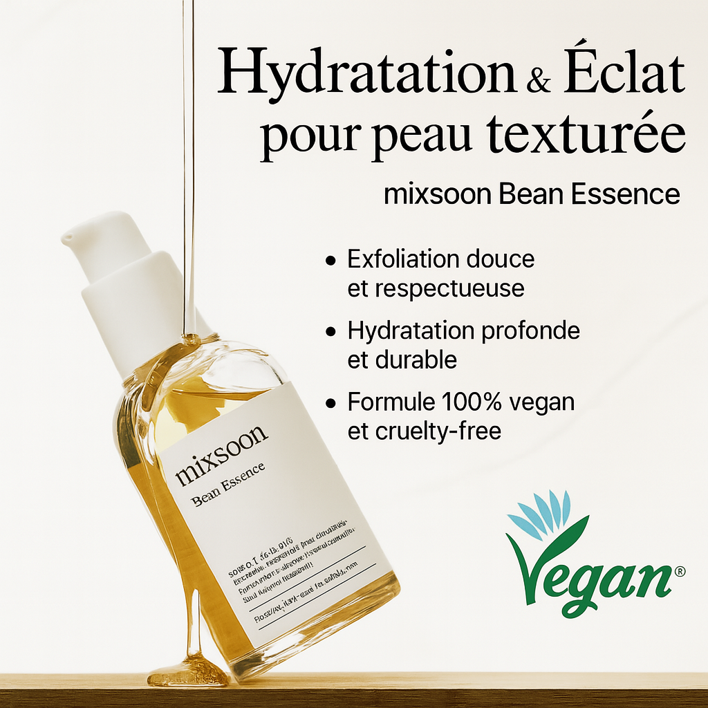 mixsoon Essence Haricot Coréenne - Pour une peau de verre éclatante