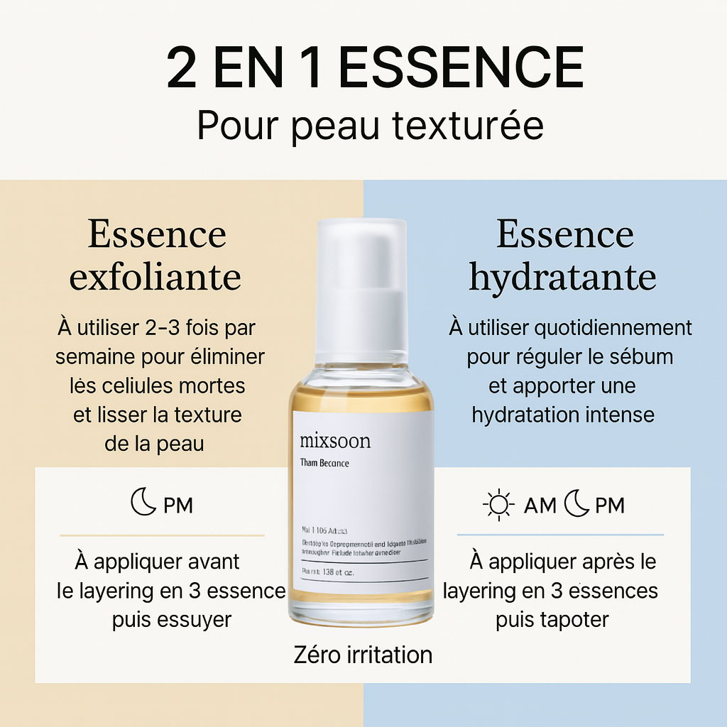 mixsoon Essence Haricot Coréenne - Pour une peau de verre éclatante